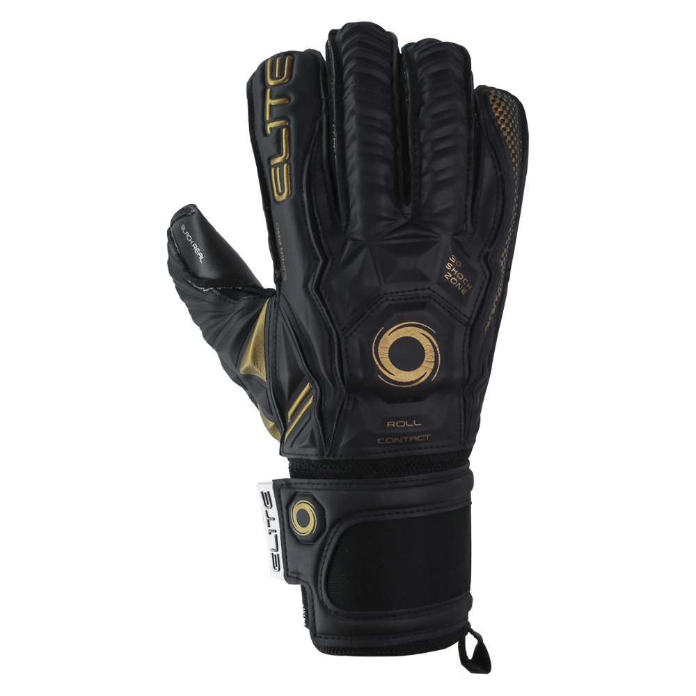Elite sport black real goalkeeper glove hot sale