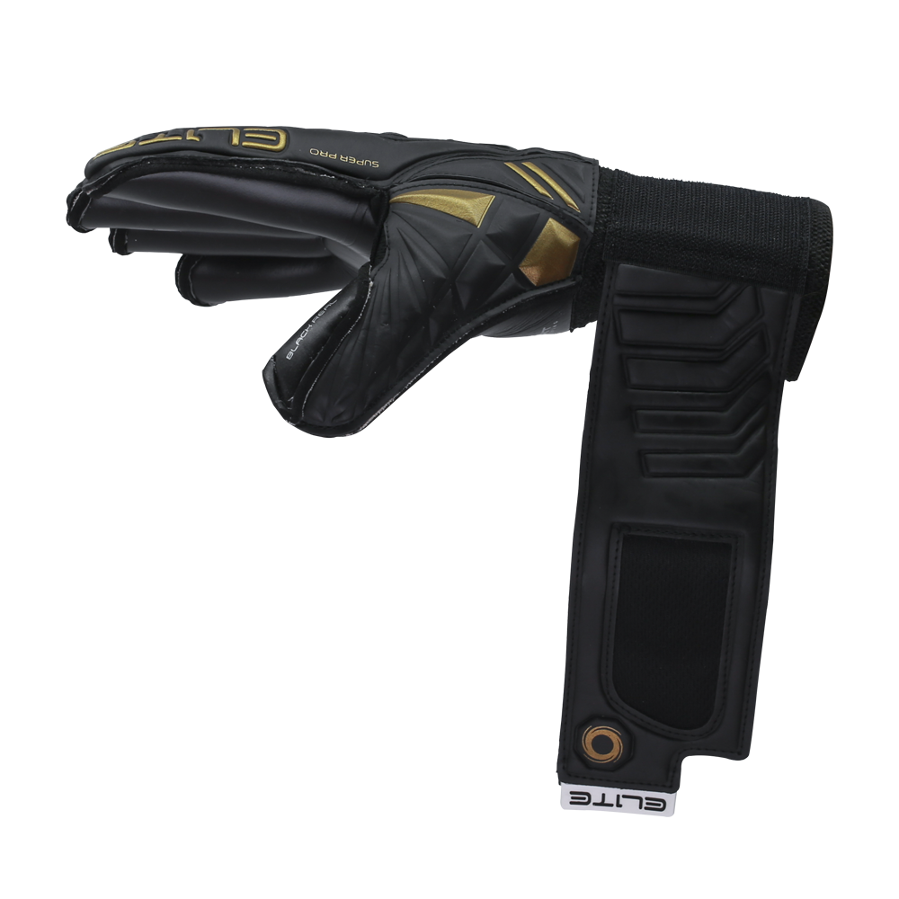 Elite sport black real goalkeeper glove hotsell