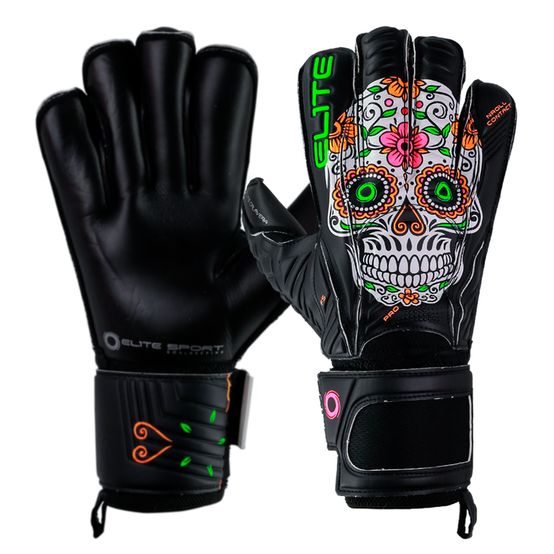 Skeleton goalkeeper gloves clearance