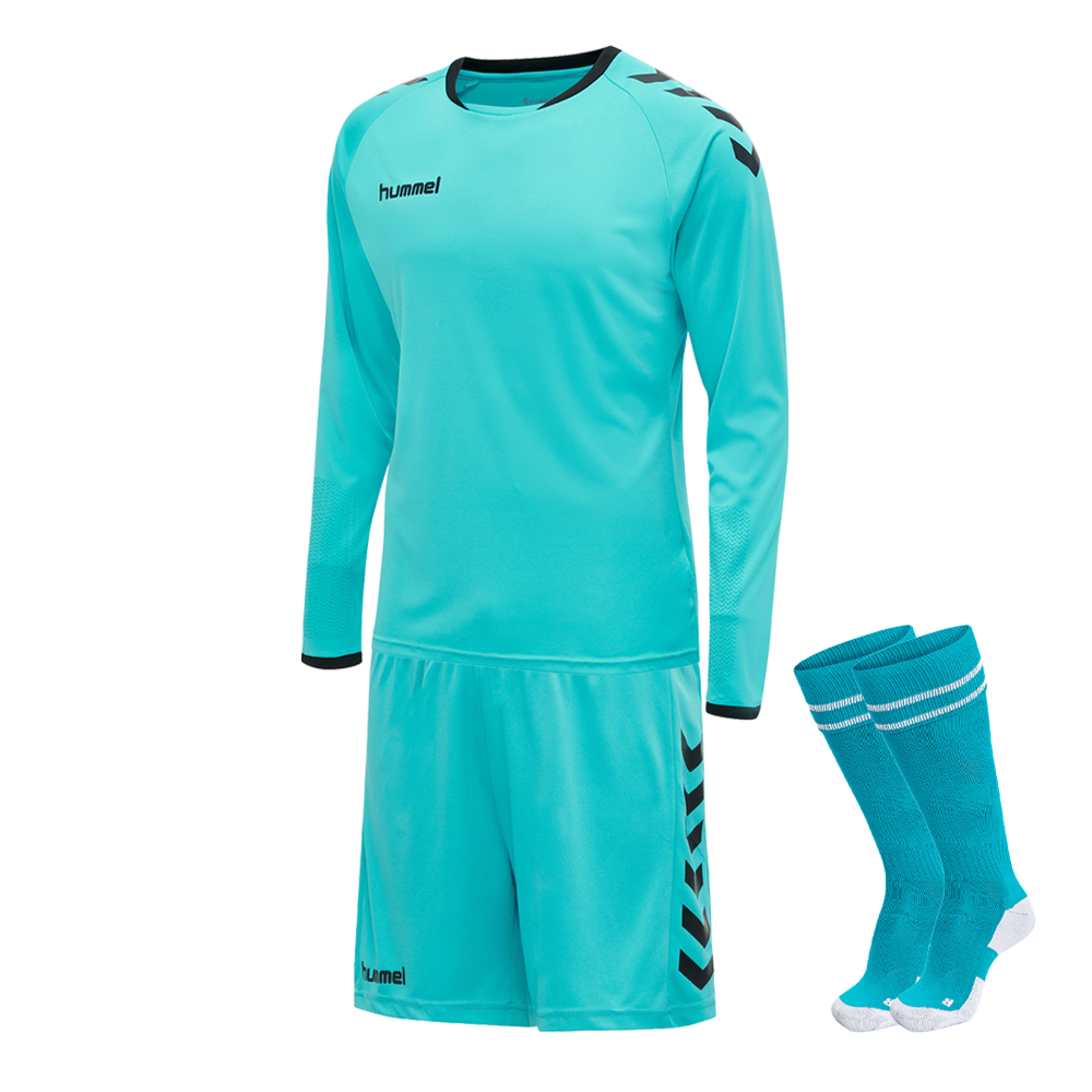 Hummel Core Goalkeeper Kit Scuba Blue