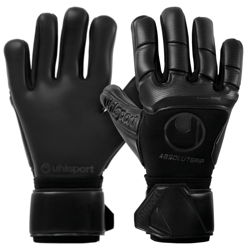Uhlsport Comfort Absolutgrip HN Black Goalkeeper Gloves
