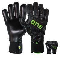 Night vision green goalkeeper glove