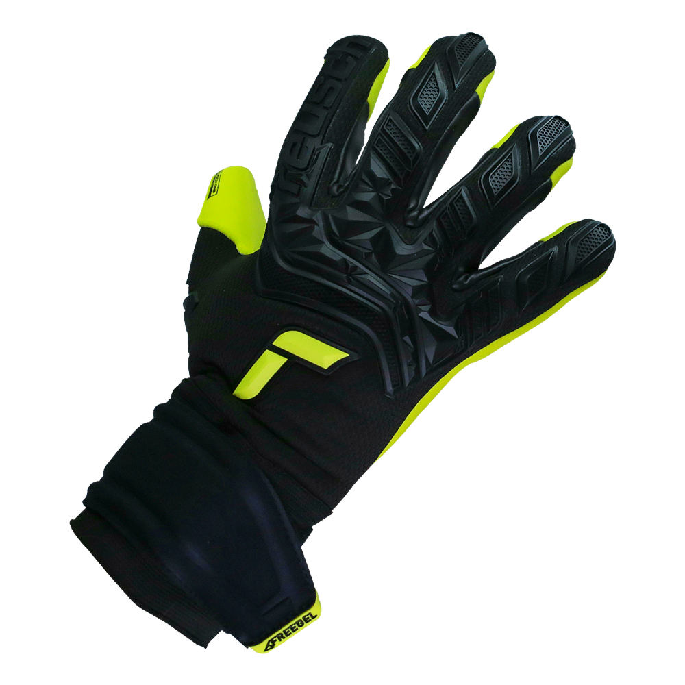 Reusch Attrakt Freegel Gold Finger Support Backhand