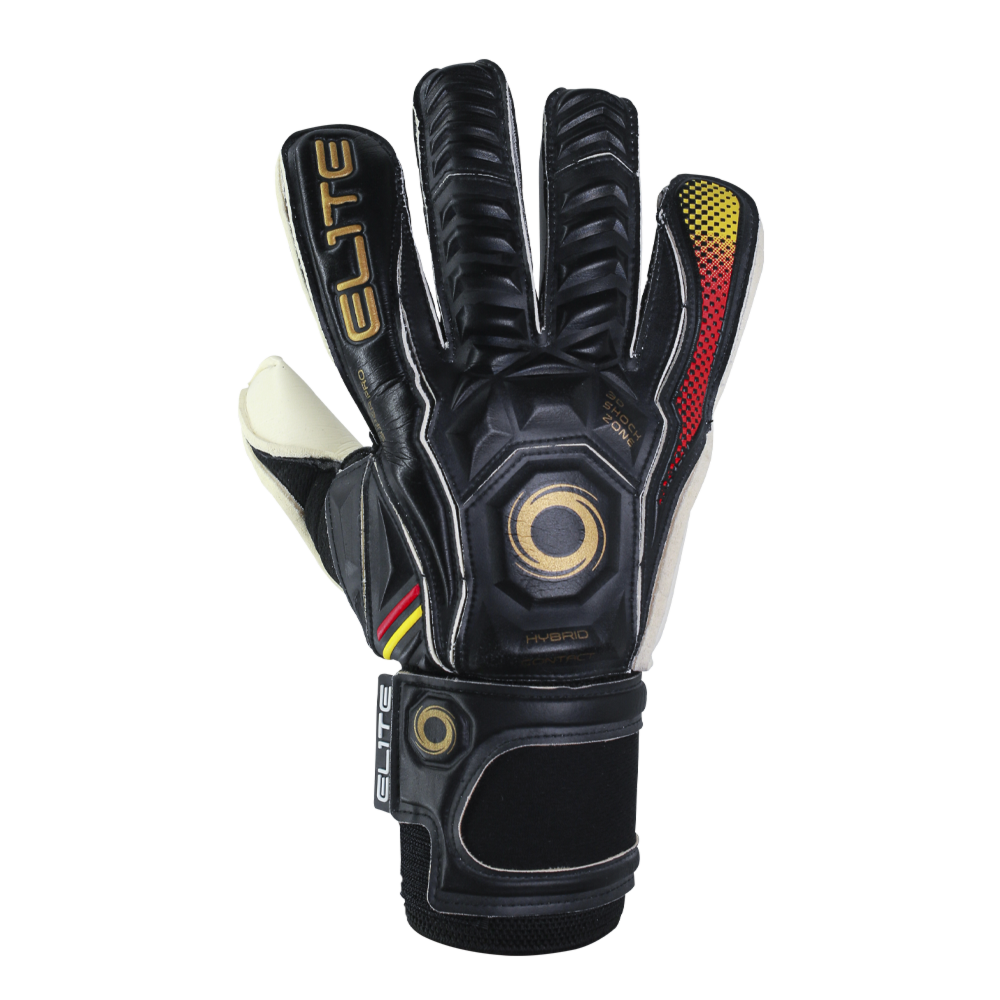 black soccer glove