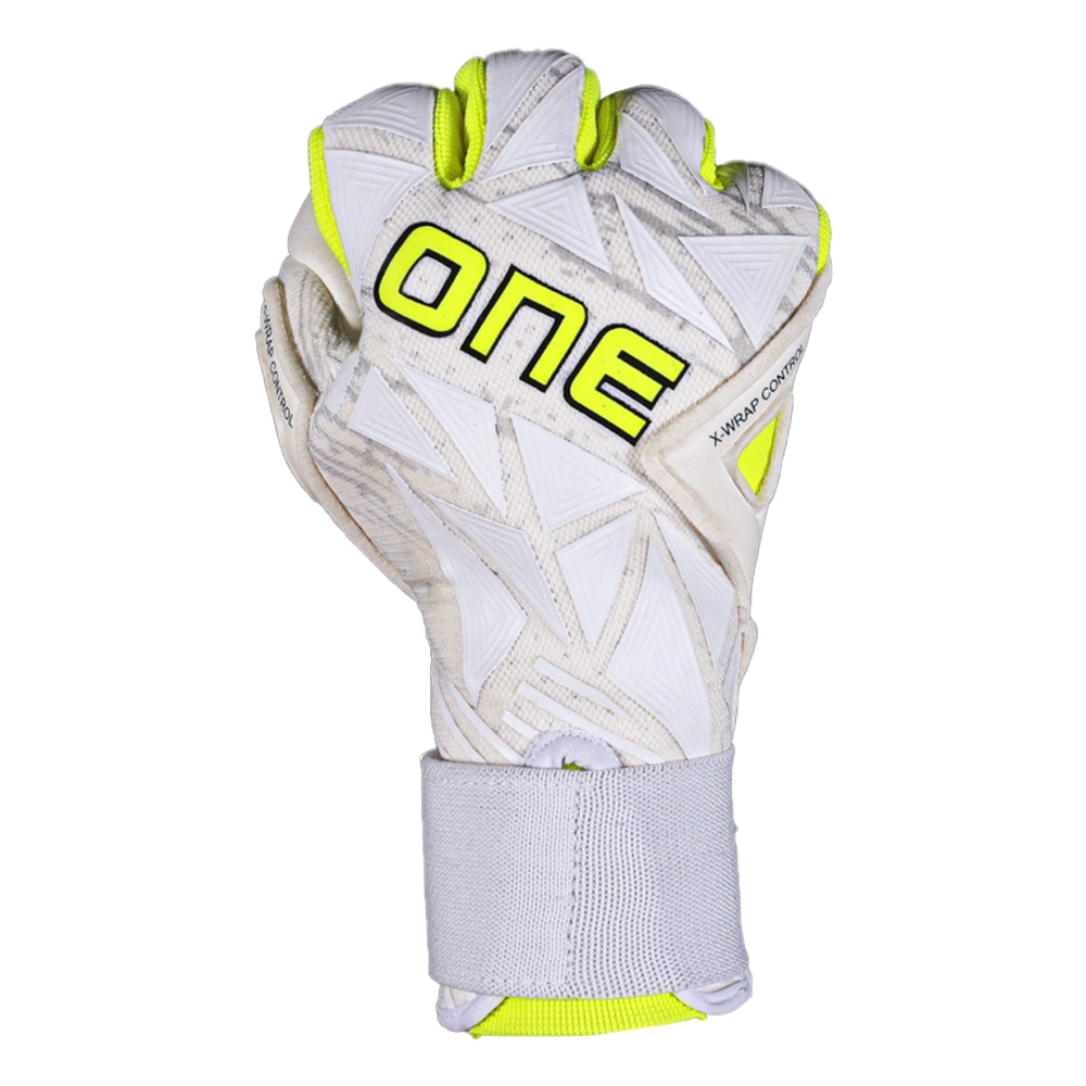 yellow and white gk glove