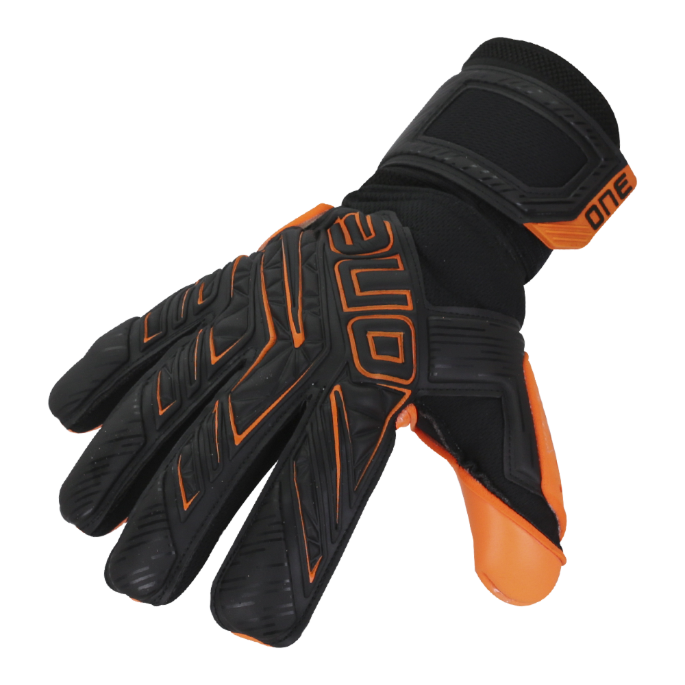 Goalie gloves with removable finger protection