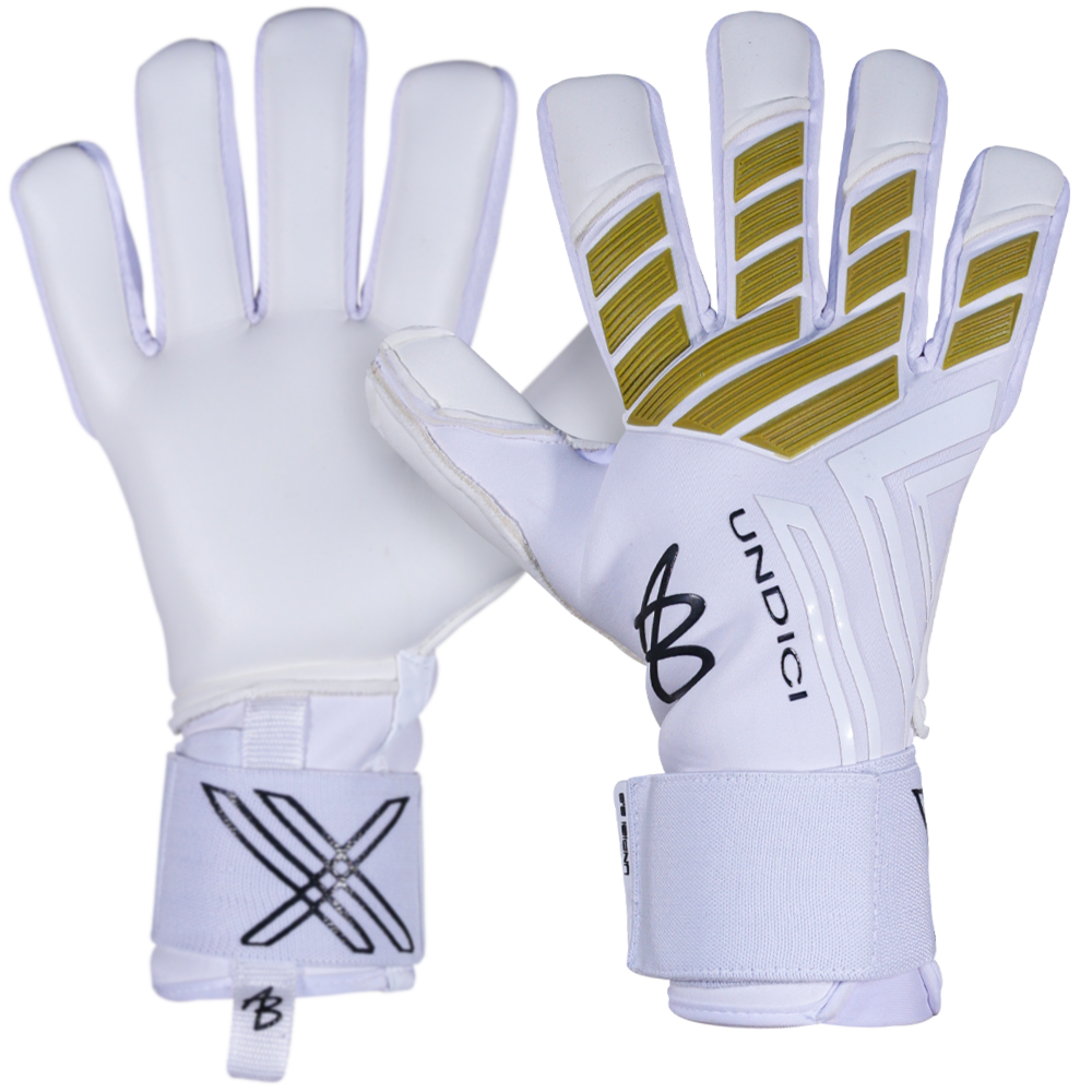 The AB1 Undici 2.0.1 Bianco Goalkeeper Gloves Keeperstop