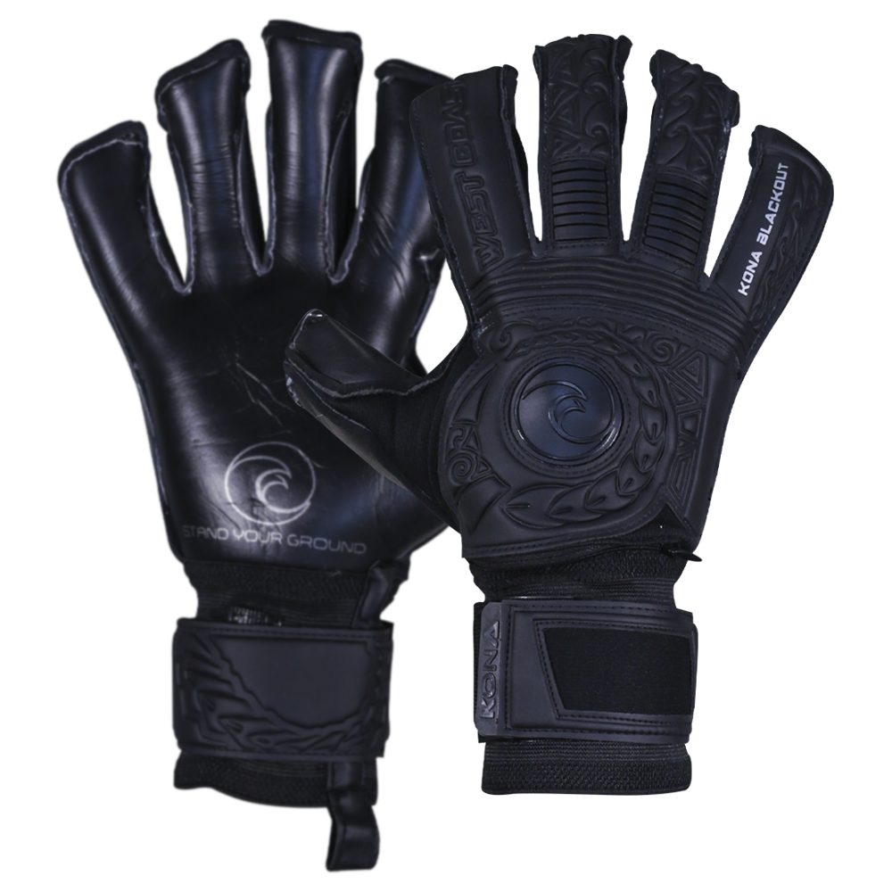 Elite black solo goalkeeper gloves 2025
