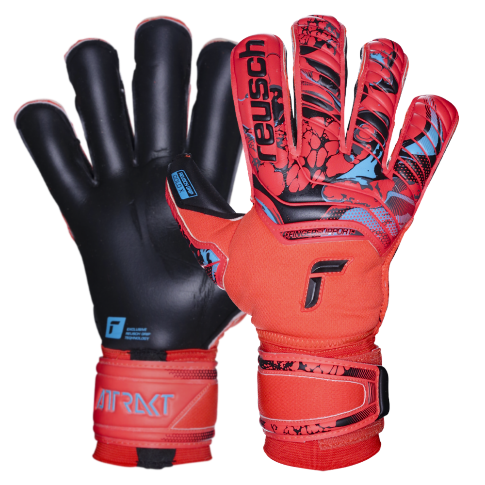 Reusch Attrakt Gold X Evolution Cut Finger Support