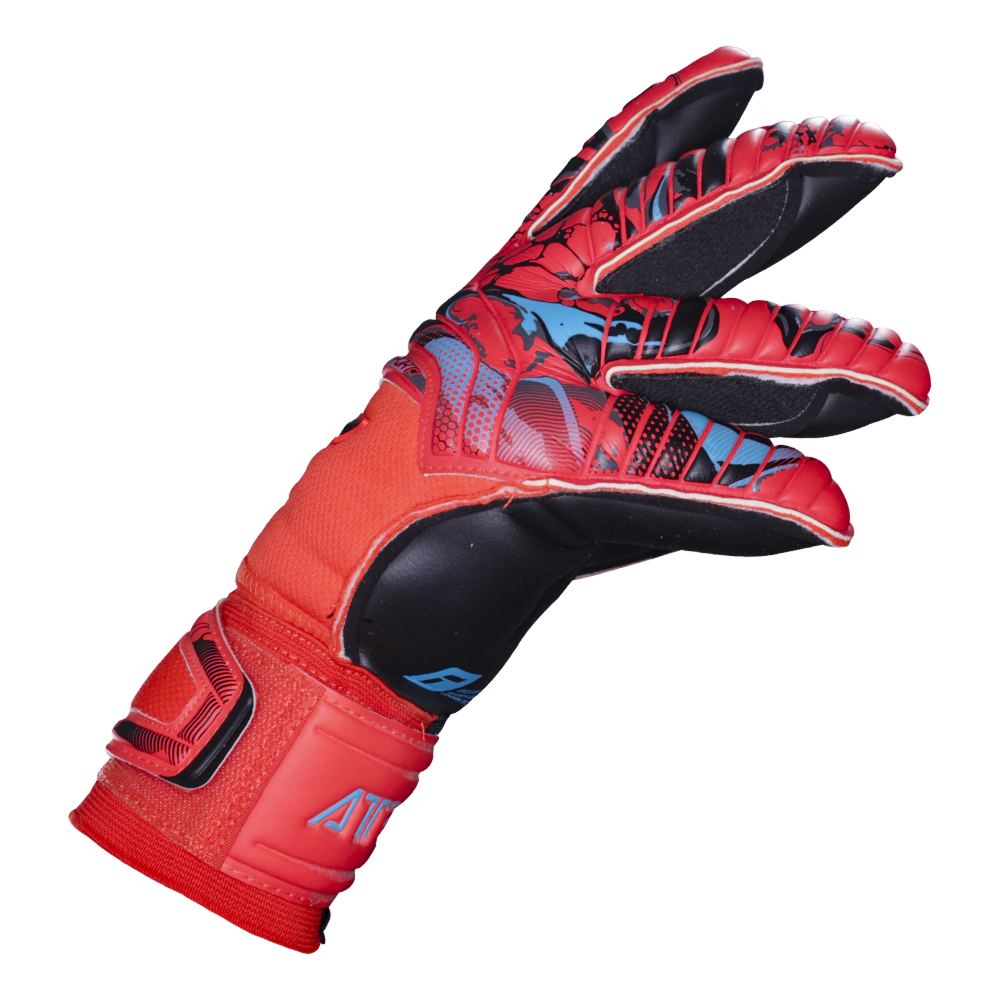 red goalie gloves