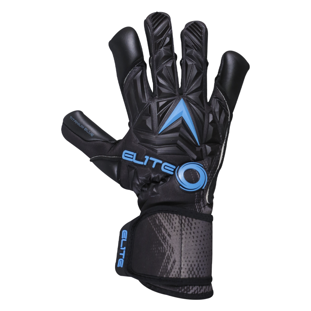 The backhand of the Elite Sport Titanium Blue