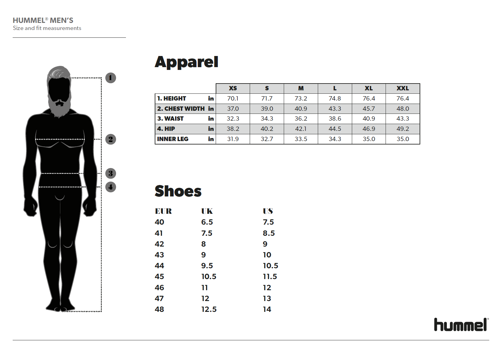 Loot Wear Size Chart